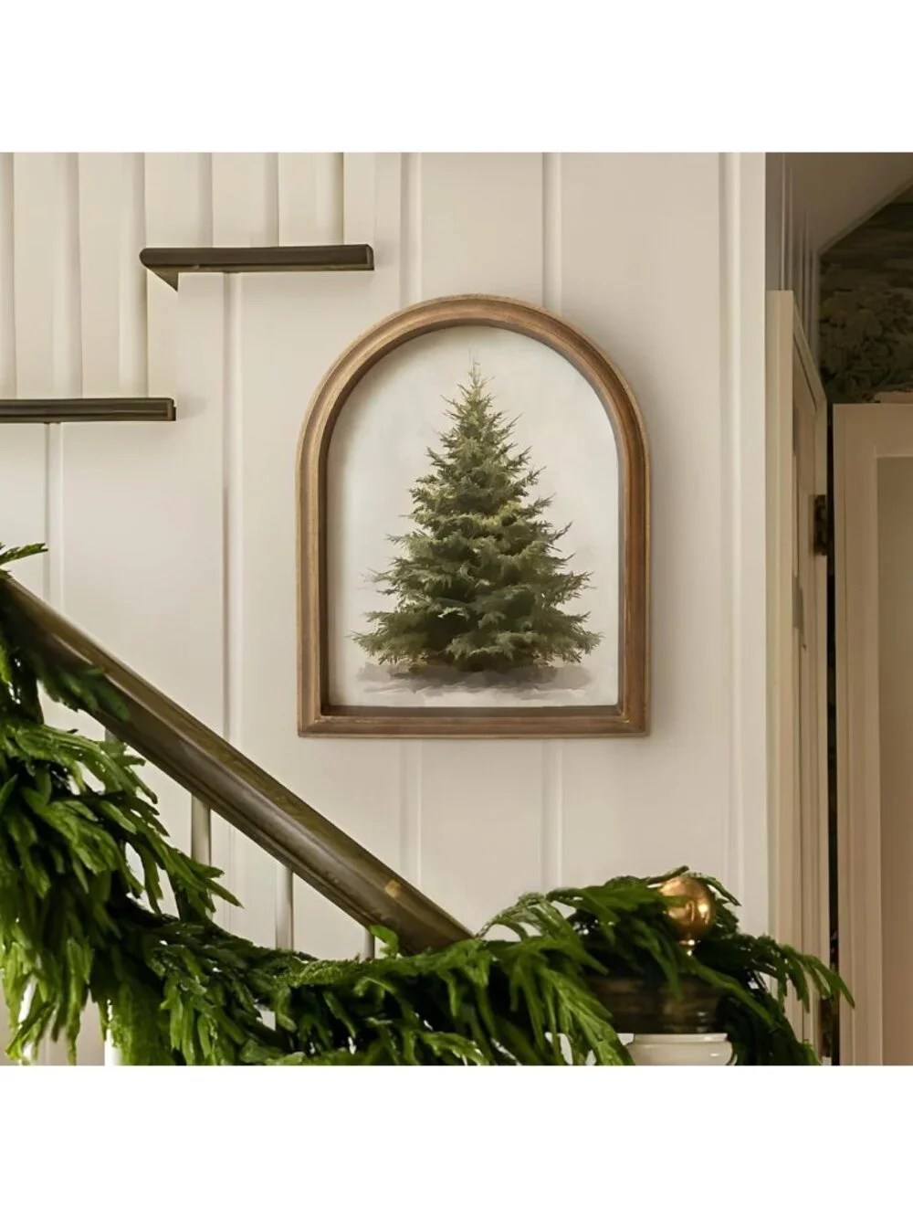 Vintage Rustic Christmas Tree Wall Art - 11